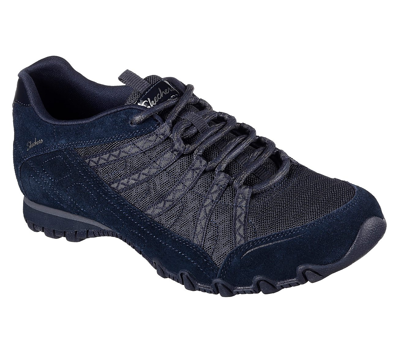 Skechers Women Relaxed Fit: Bikers - Commotion Navy