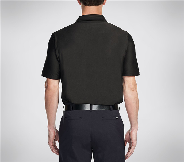 Skechers Men GO Golf Pine Valley Polo Shirt Black