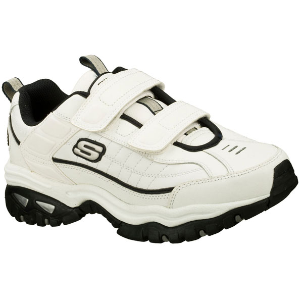 Skechers Men Wide Fit (2E) Shoes - Fixed up White/Navy