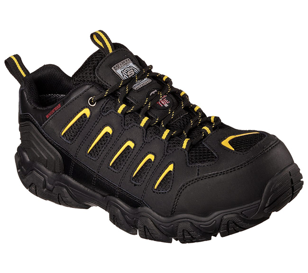 Skechers Men Work: Blais Black/Yellow