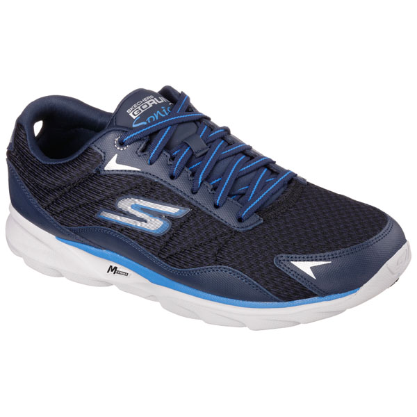 Skechers Men Extra Wide Fit (4E) Shoes - Sonic Navy/Gray