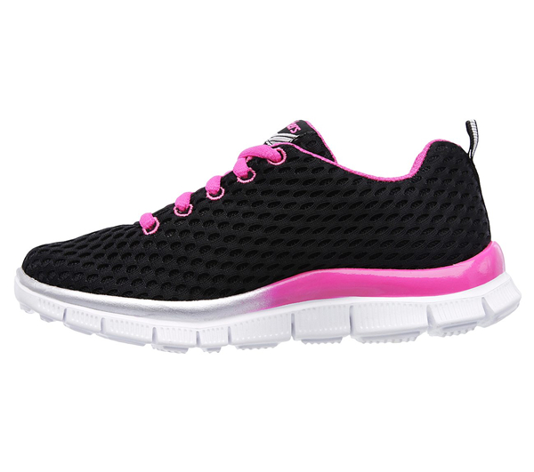 Skechers Girls Skech Appeal - Rushing Racer Black/Hot Pink