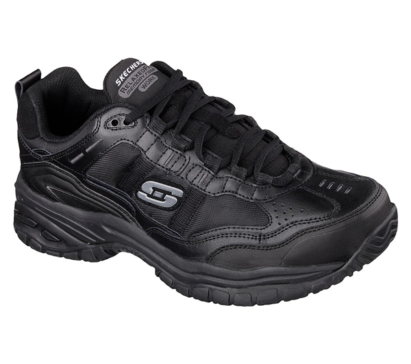 Skechers Men Work: Relaxed Fit Soft Stride - Mavin Black
