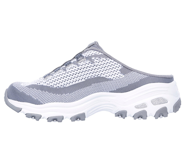 Skechers Women D'Lites - A New Leaf Gray/White
