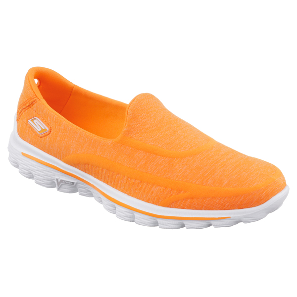 Skechers Women GOwalk 2 - Super Sock Orange