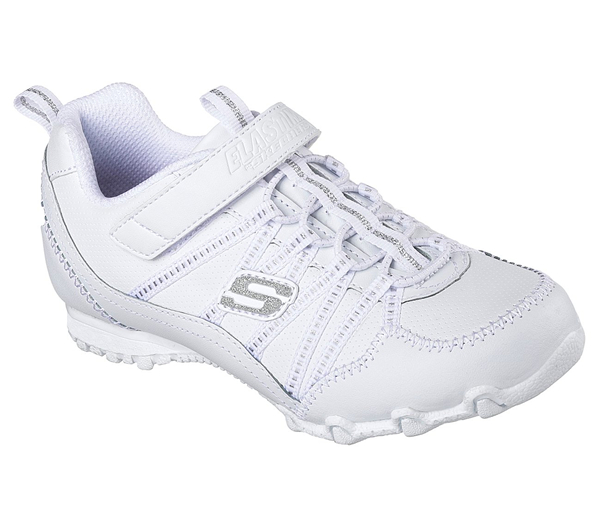 Skechers Girls Bikers II - Rally Time White