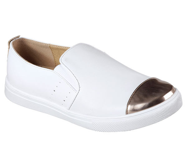 Skechers Women Moda - Toe Tapper White/Rose Gold