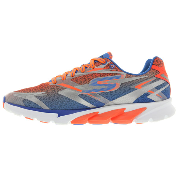 Skechers Men Extra Wide Fit (4E) Shoes - Blue/Orange