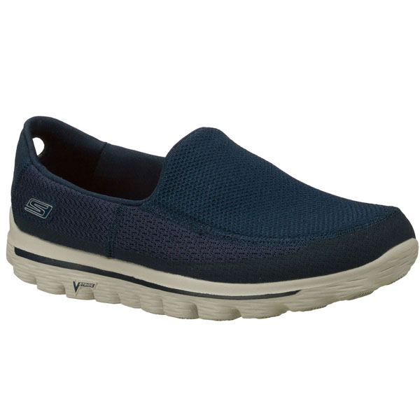 Skechers Men Extra Wide Fit (4E) Shoes - Navy/Gray