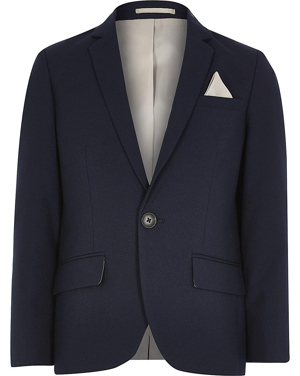 Boys navy suit blazer