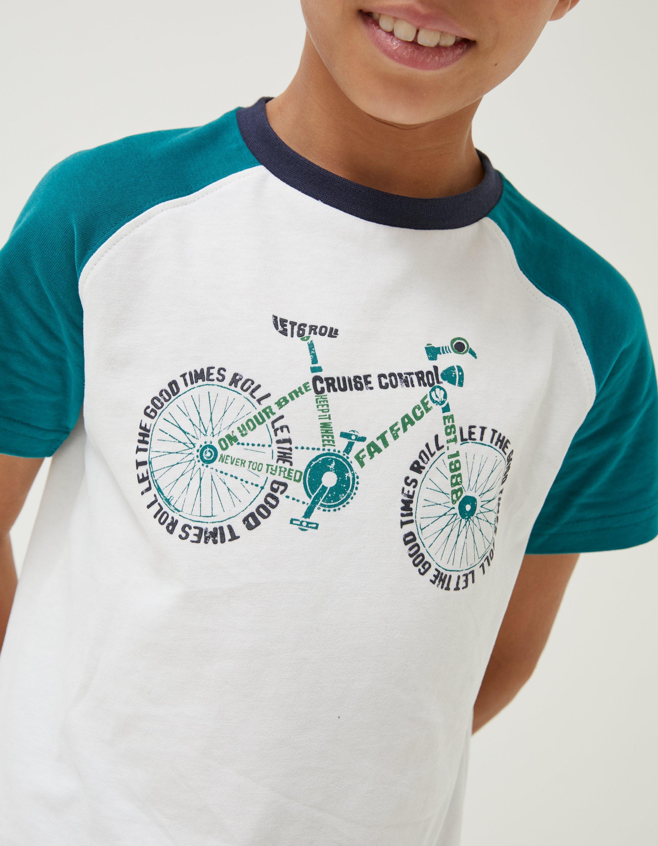 Word Bike Jersey T Shirt Off White