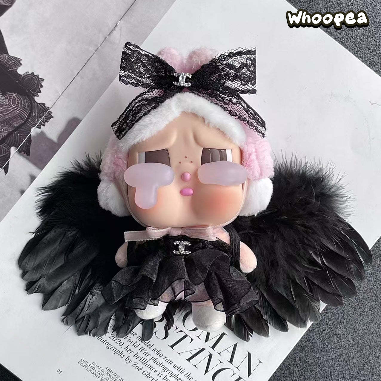 POP MART CRYBABY Replacing Clothes Set, Labubu Chanel Outfit (No Dolls)