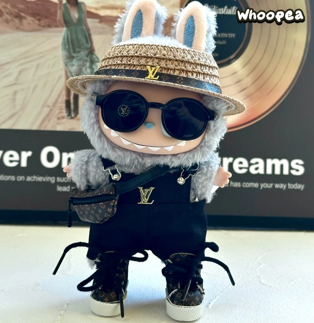 POP MART Labubu Replacing Clothes Set, Labubu Outfit LV (No Dolls)