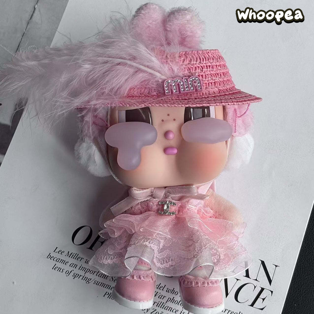 POP MART CRYBABY Replacing Clothes Set, Labubu Chanel Outfit (No Dolls)