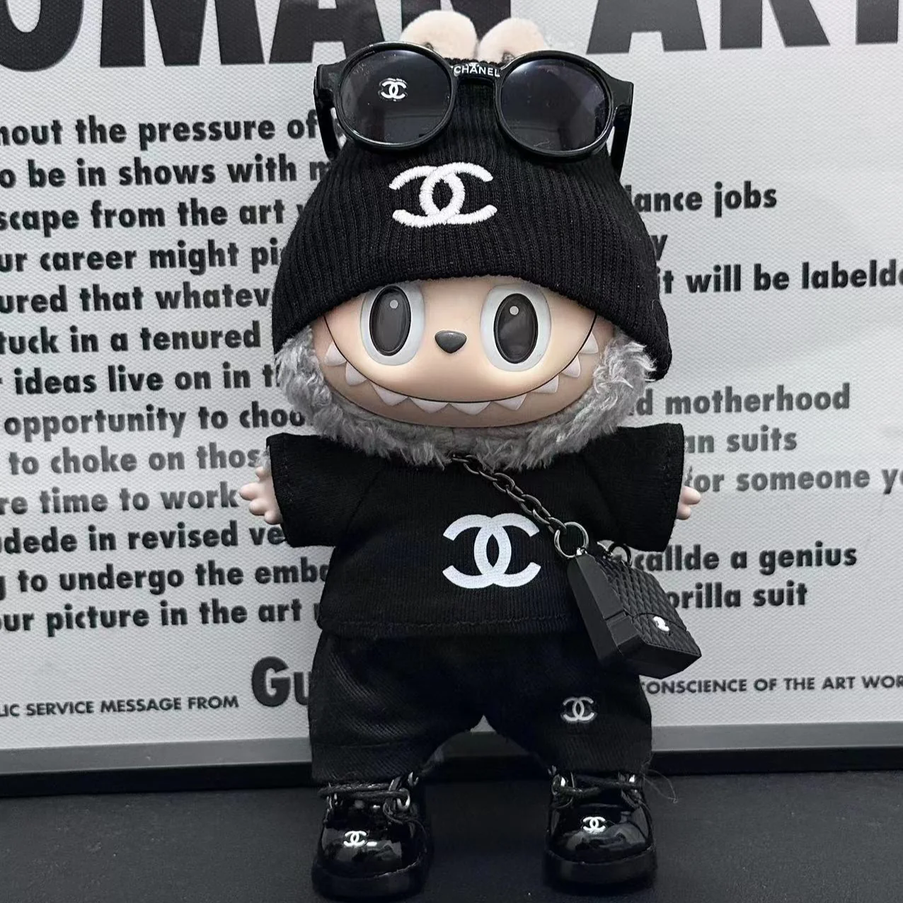 POP MART Labubu Replacing Clothes Set, Labubu Outfit CHANEL (No Dolls)