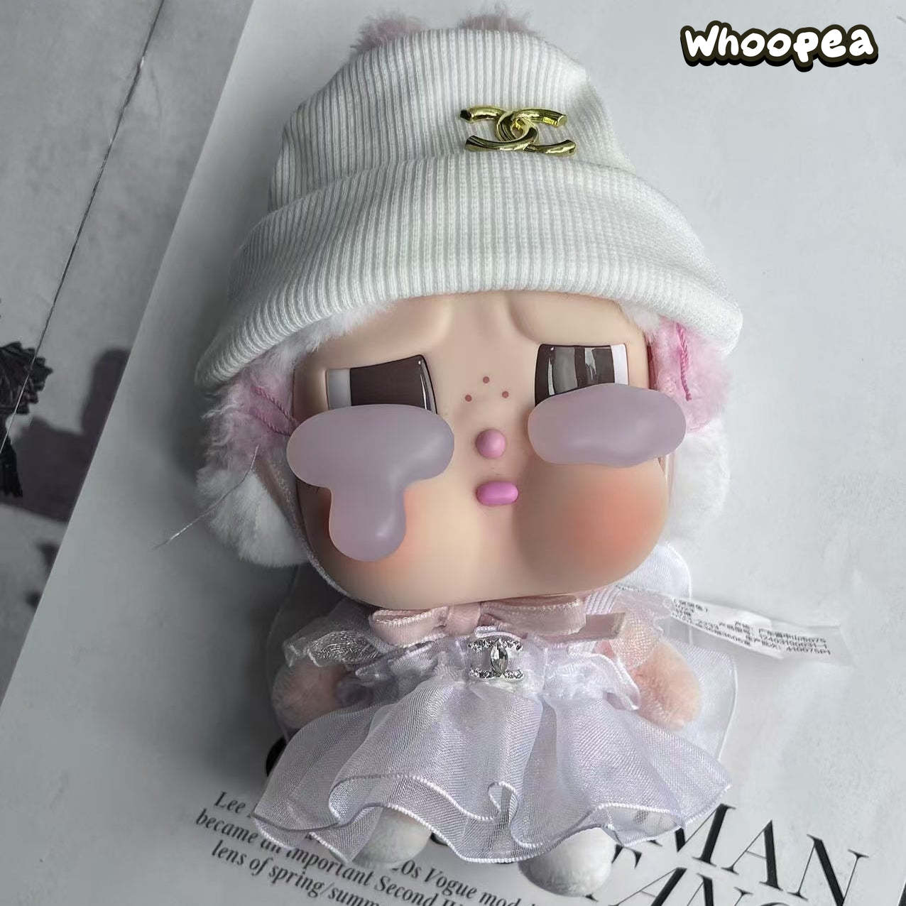 POP MART CRYBABY Replacing Clothes Set, Labubu Chanel Outfit (No Dolls)