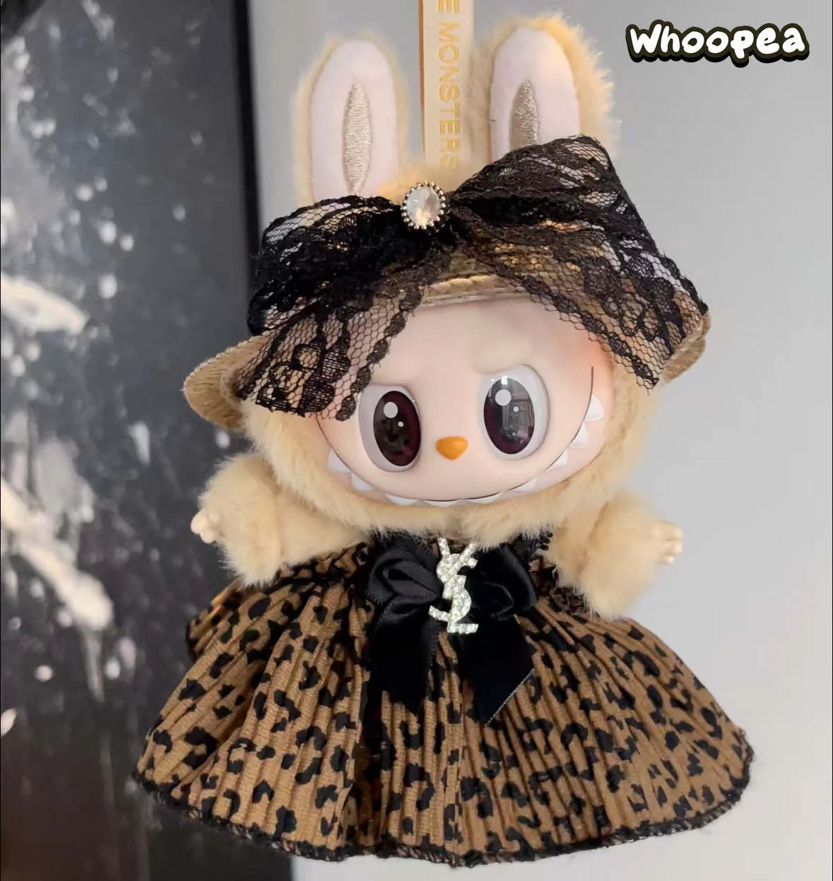 POP MART CRYBABY Replacing Clothes Set, Labubu YSL Outfit (No Dolls)