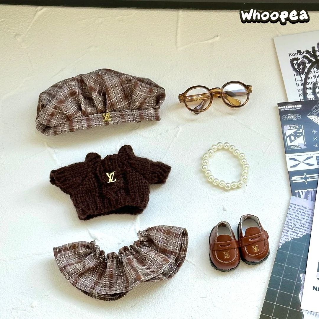 POP MART Labubu Replacing Clothes Set, Labubu Outfit LV (No Dolls)
