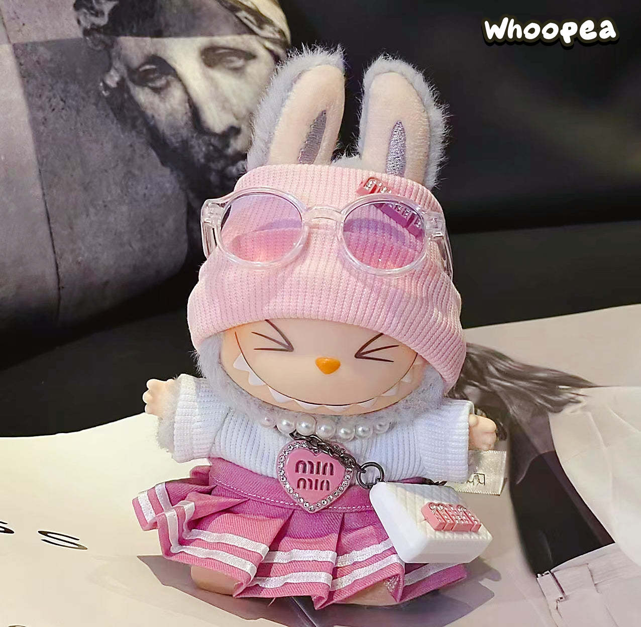 POP MART Labubu Replacing Clothes Set, Labubu Outfit miumiu (No Dolls)