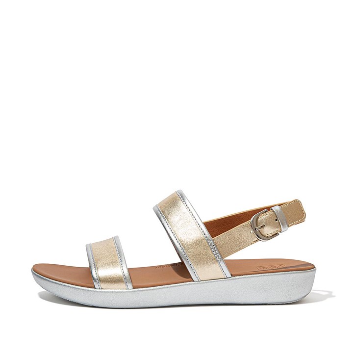 Fitflop Barra Metallic Back-Strap Sandals - FitFlop Online