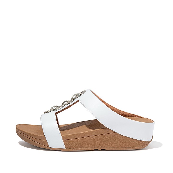 Fitflop Fino Sparkle Slides - FitFlop Online