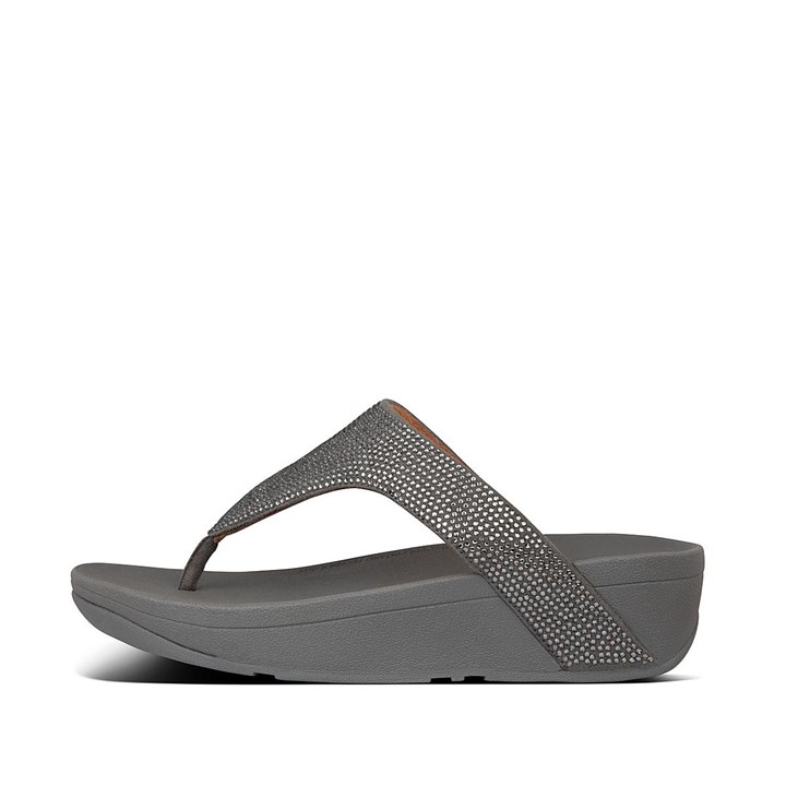 Fitflop Lottie Shimmercrystal Toe-Post Sandals - FitFlop Online