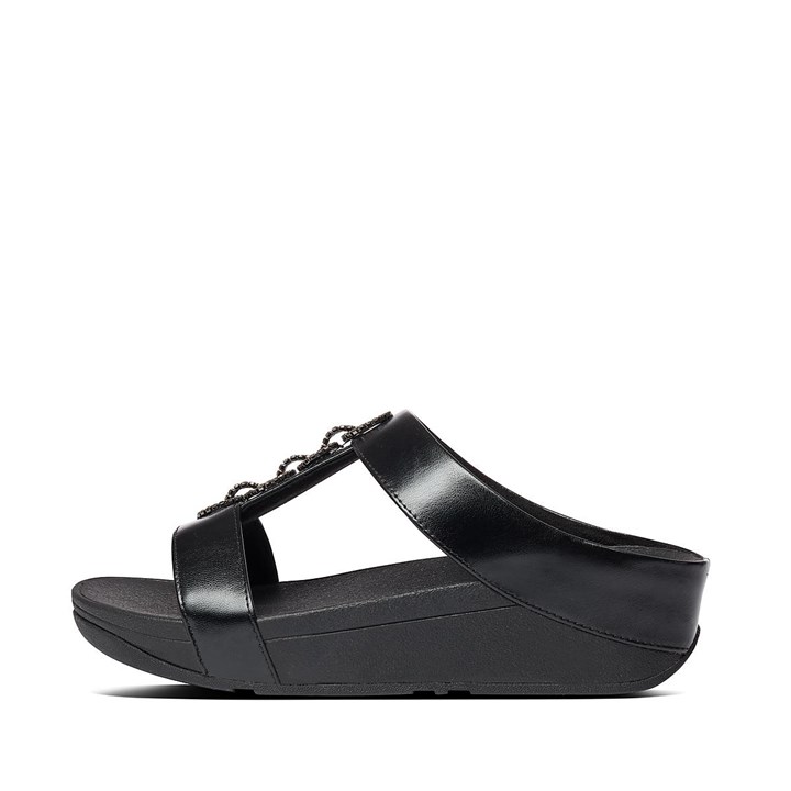 Fitflop Fino Sparkle Slides - FitFlop Online