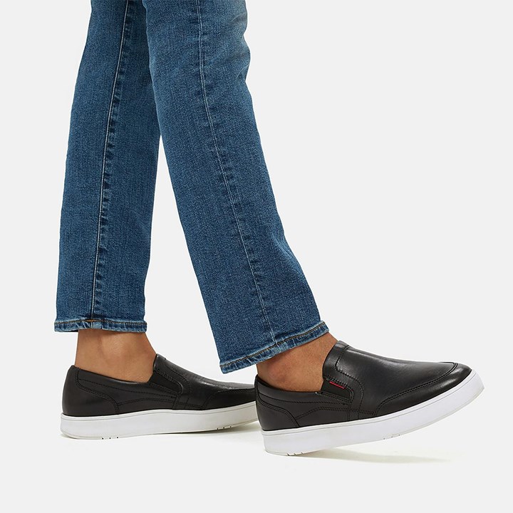 Fitflop Rally X Leather Slip On Shoes - FitFlop Online