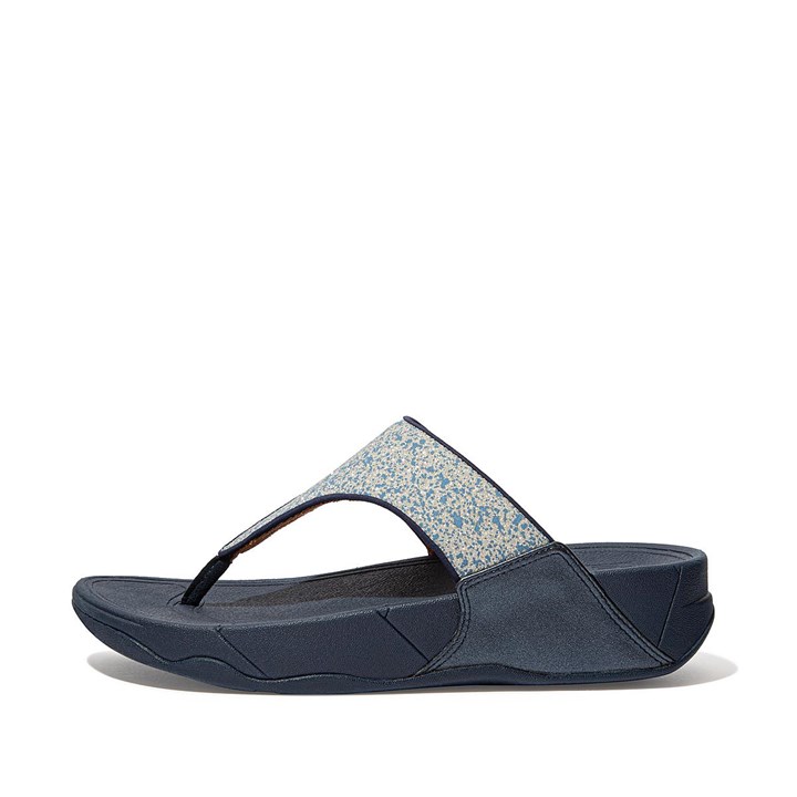 Fitflop Lulu Shimmer Toe-Post Sandals - FitFlop Online