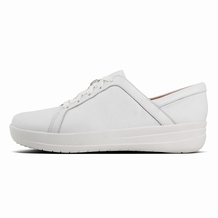 Fitflop F-Sporty II Leather Lace-Up Trainers - FitFlop Online
