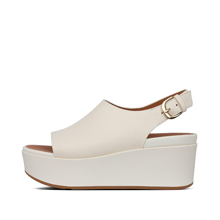 Fitflop Eloise Leather Back-Strap Wedge Sandals - FitFlop Online