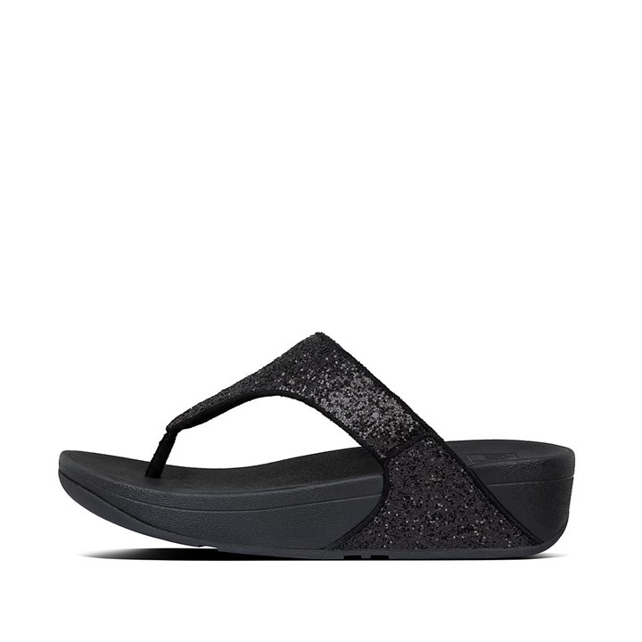 Fitflop Lulu Glitter Toe-Post Sandals - FitFlop Online