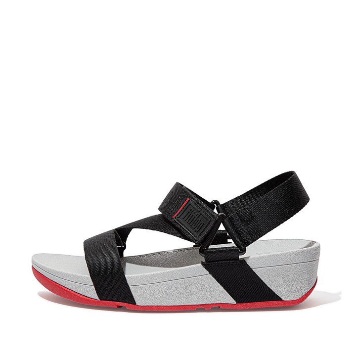 Fitflop Surfa Woven-Logo Z-Strap Back-Strap Sandals - FitFlop Online