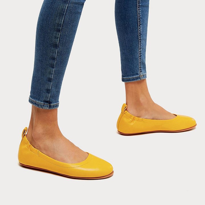 Fitflop Allegro Soft Leather Ballet Flats - FitFlop Online