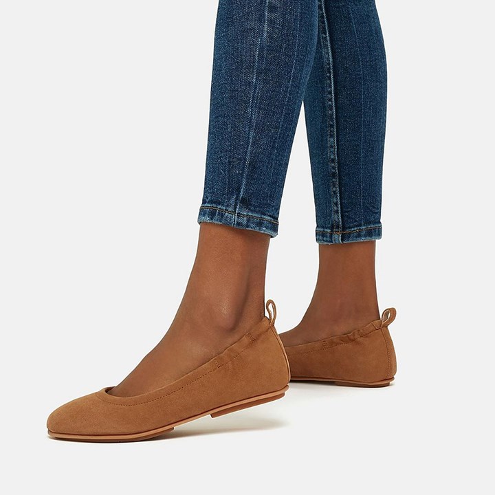 Fitflop Allegro Suede Ballet Flats - FitFlop Online