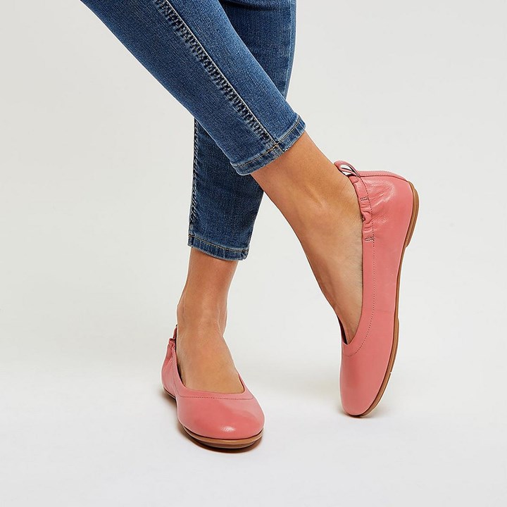 Fitflop Allegro Soft Leather Ballet Flats - FitFlop Online