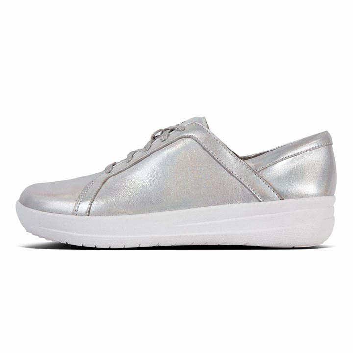 Fitflop F-Sporty II Leather Lace-Up Trainers - FitFlop Online