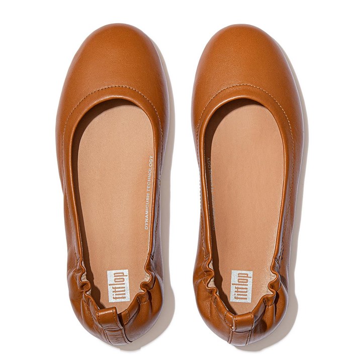 Fitflop Allegro Soft Leather Ballet Flats - FitFlop Online