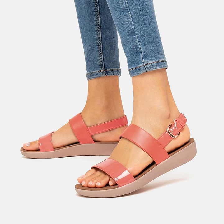 Fitflop Barra Patent Mix Back-Strap Sandals - FitFlop Online