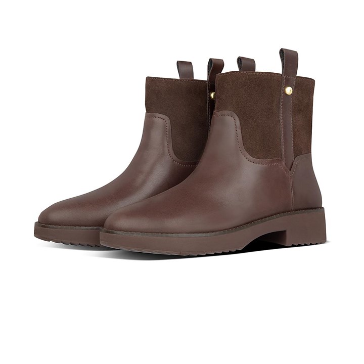 Fitflop Signey Mixte Leather Ankle Boots - FitFlop Online