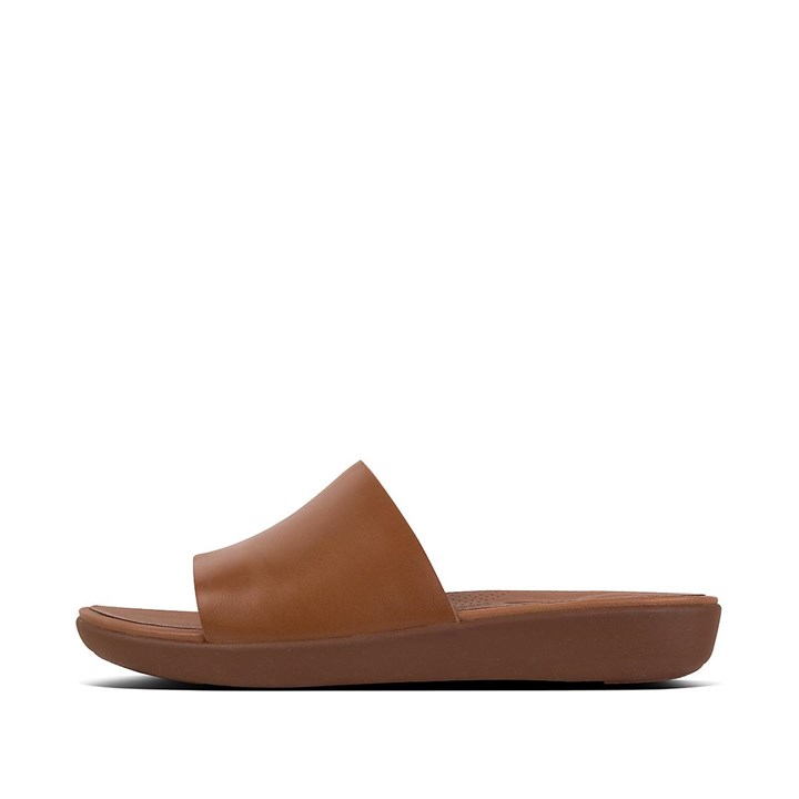 Fitflop Sola Leather Slides - FitFlop Online