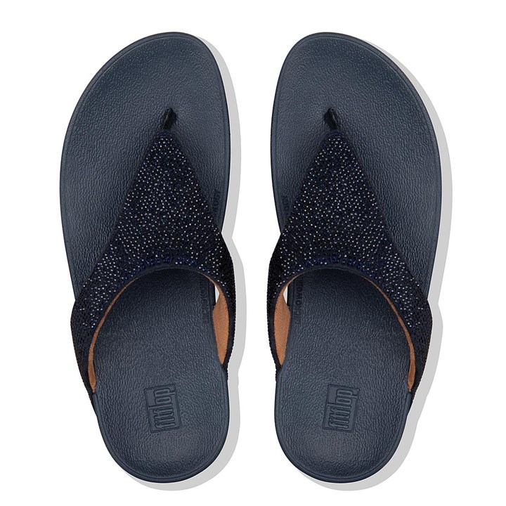 Fitflop Lottie Shimmercrystal Toe-Post Sandals - FitFlop Online
