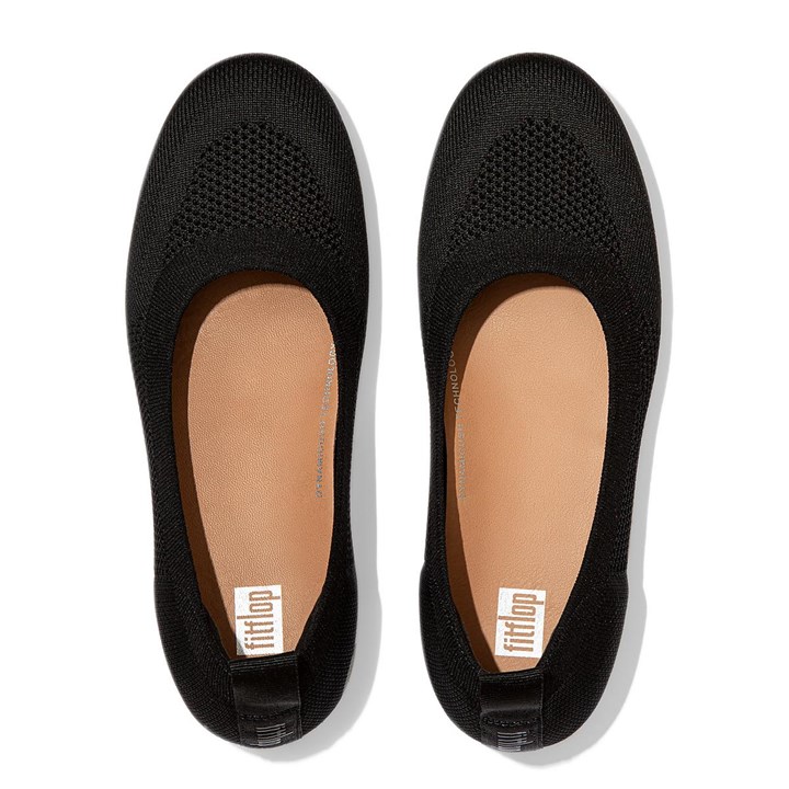 Fitflop Allegro Airyknit Ballet Flats - FitFlop Online
