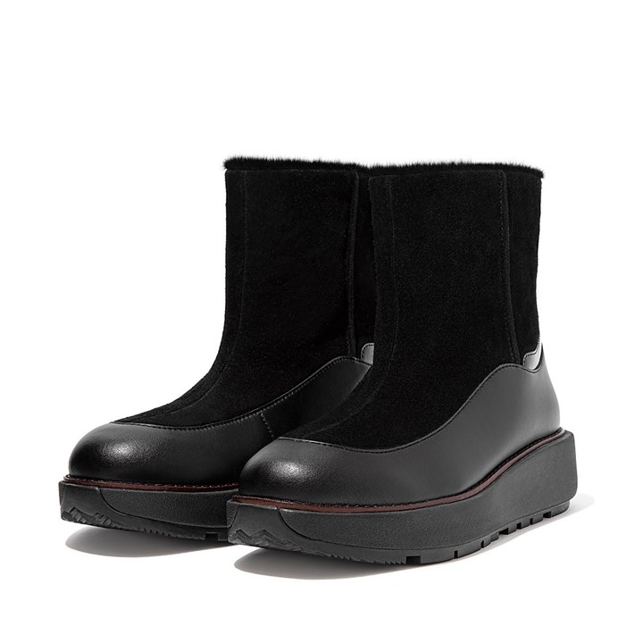 Fitflop Elin Wool Lined Slip-on Ankle Boots - FitFlop Online