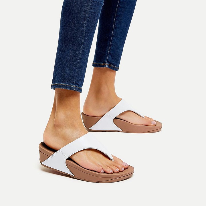 Fitflop Lulu Leather Toe-Post Sandals - FitFlop Online