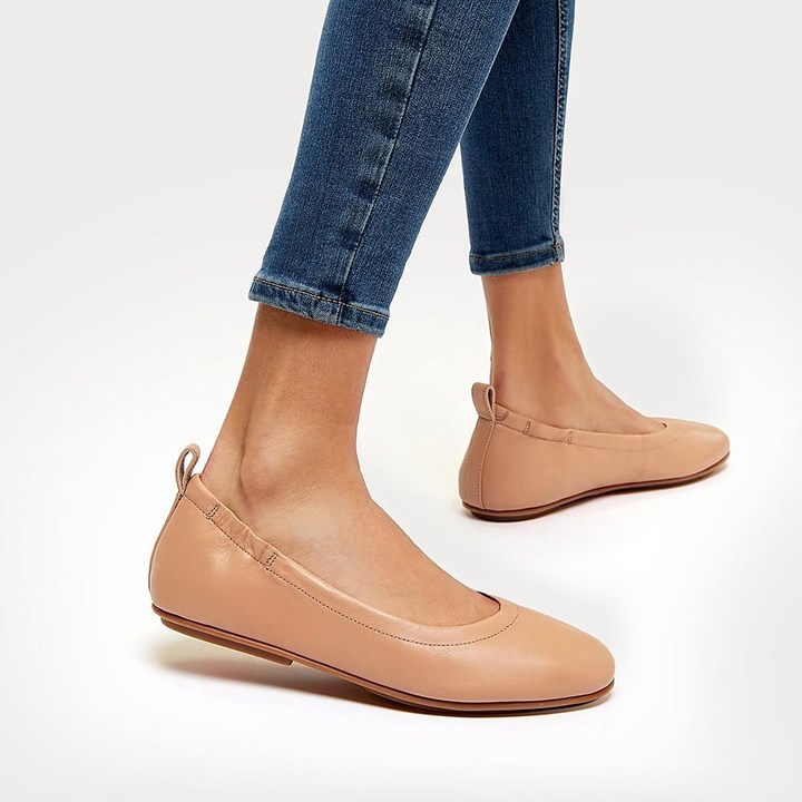 Fitflop Allegro Soft Leather Ballet Flats - FitFlop Online