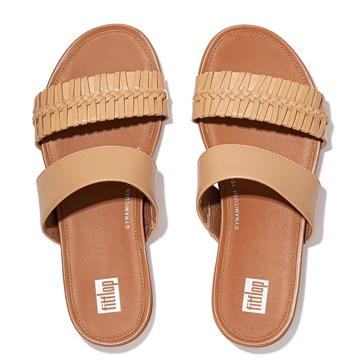 Fitflop Gracie Wrapped Weave Slides - FitFlop Online