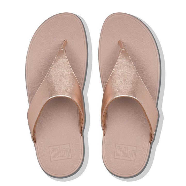 Fitflop Lulu Leather Toe-Post Sandals - FitFlop Online