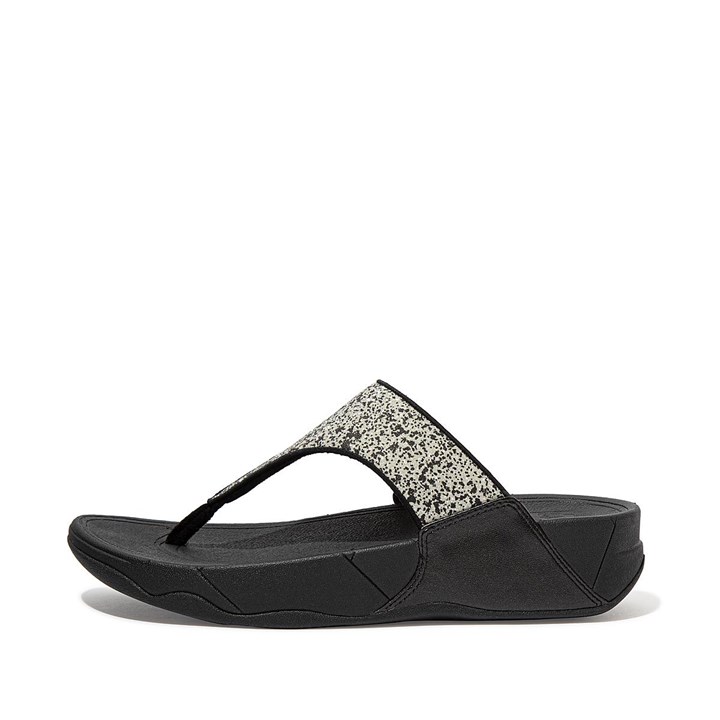Fitflop Lulu Shimmer Toe-Post Sandals - FitFlop Online