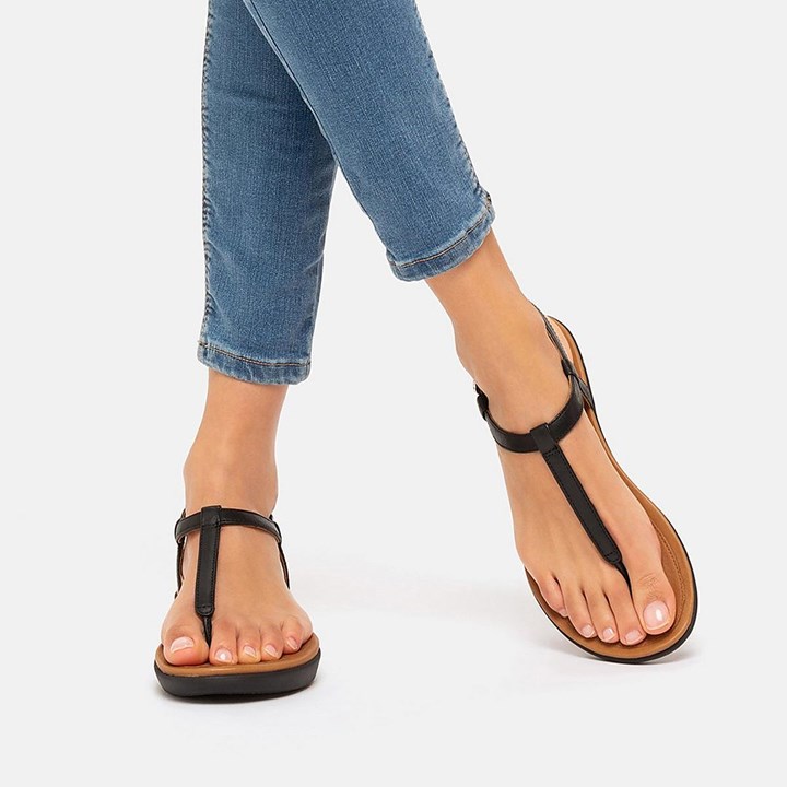 Fitflop Tia Leather Back-Strap Sandals - FitFlop Online